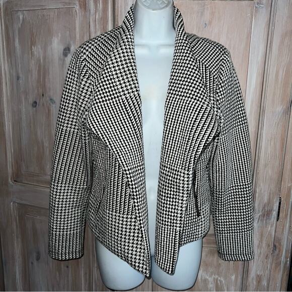 Calvin Klein Houndstooth Jacket Women’s Medium NEW - Picture 2 of 6